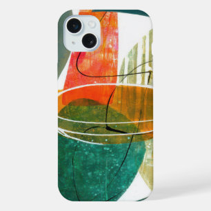 Abstract Elegant mixed Colourful painting pattern  iPhone 15 Plus Case