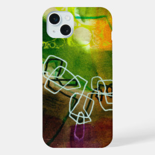 Abstract Elegant mixed Colourful painting pattern  iPhone 15 Plus Case