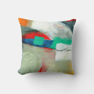 Abstract Elegant mixed Colourful painting pattern  Throw Pillow