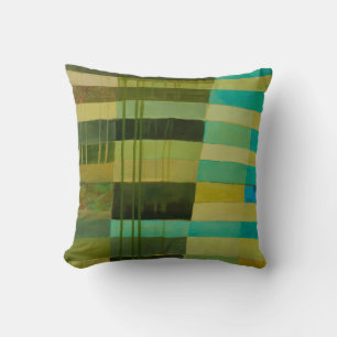 Abstract Elegant mixed Colourful painting pattern  Throw Pillow