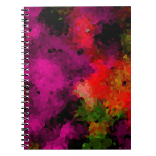 Abstract, elegant, mosaic, mosaic pattern, crystal notebook