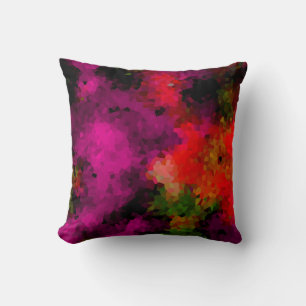Abstract, elegant, mosaic, mosaic pattern, crystal throw pillow