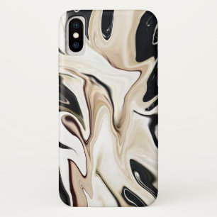 Abstract elegant retro colours digital fluid Case-Mate iPhone case