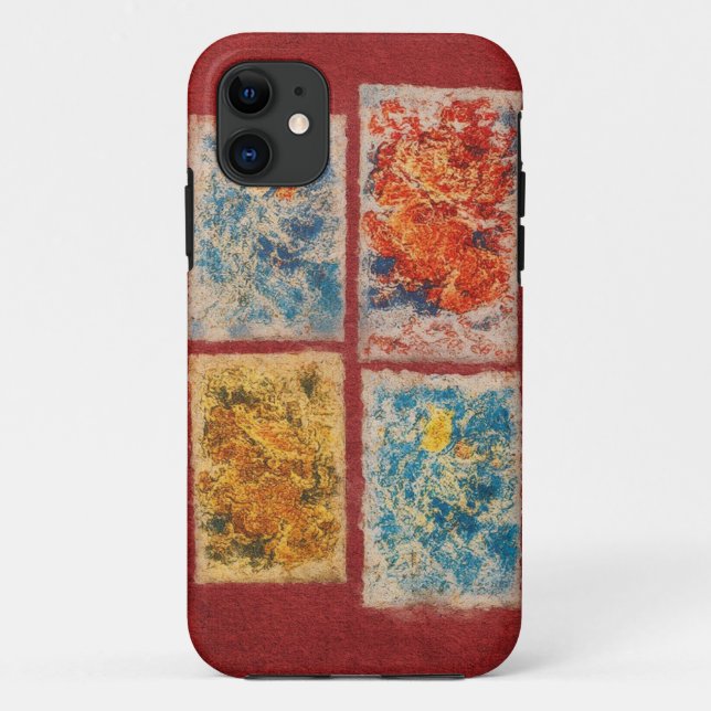 Abstract Elemental Art Mobile Case (Back)