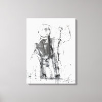 Abstract Elephant Sketch – Expressive Wildlife Art