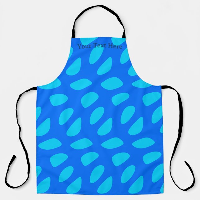 Abstract Ellipse Pattern All-Over Print Apron (Front)