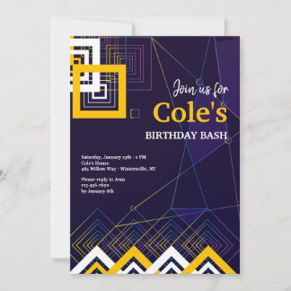 Abstract Energy Invitation