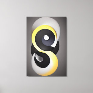 Abstract Enso Canvas Print