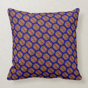 Abstract Ethnic African Pattern Throw Pillow