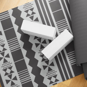 abstract ethnic aztec yoga mat