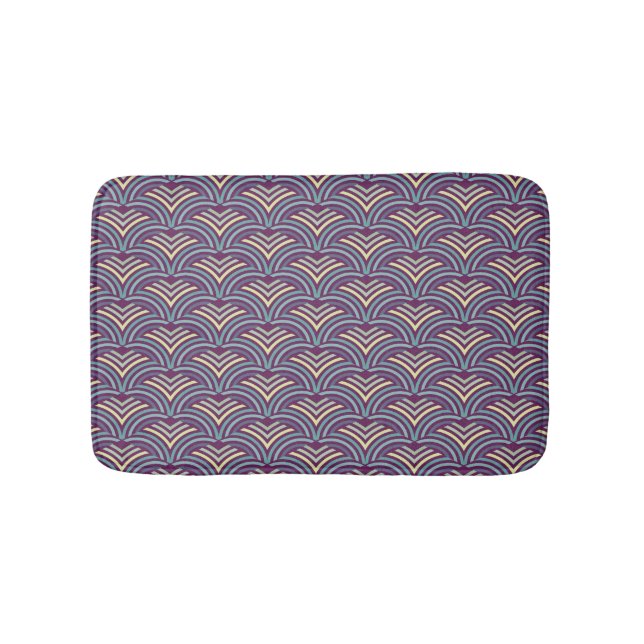 Abstract ethnic background 2 bath mat (Front)