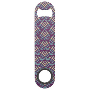 Abstract ethnic background 2 speed bottle opener