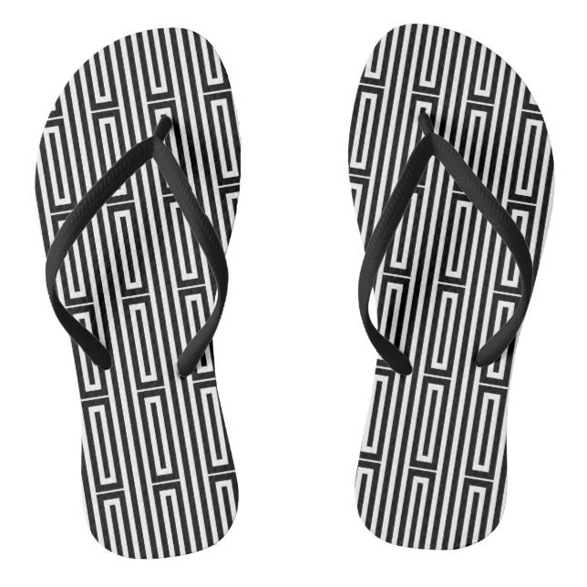 Abstract ethnic background flip flops (Footbed)