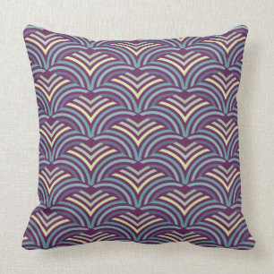 Abstract ethnic background throw pillow