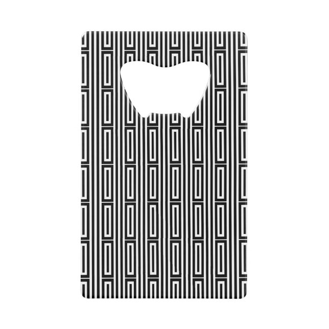 Abstract ethnic background wallet bottle opener (Front)