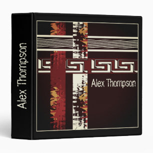 Abstract , ethnic, creative binder