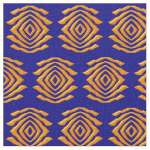 Abstract Ethnic Geometric African Pattern Fabric