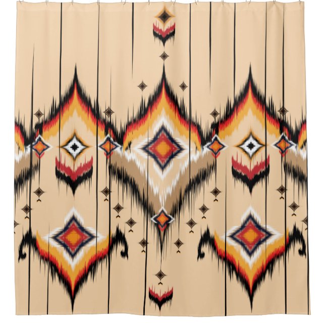 Abstract ethnic geometric pattern design, illustra (Front)