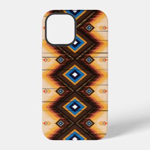 Abstract ethnic geometric pattern design, vintage, iPhone 12 case