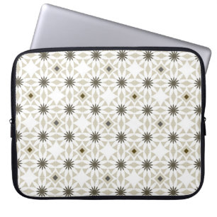 Abstract ethnic geometric patterns design backgrou laptop sleeve