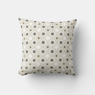 Abstract ethnic geometric patterns design backgrou throw pillow