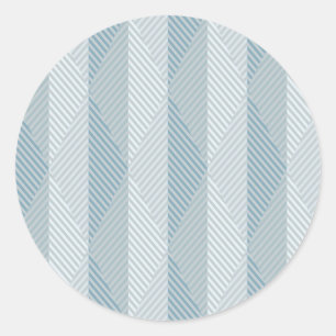 Abstract ethnic vector background classic round sticker