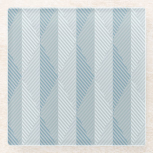 Abstract ethnic vector background glass coaster