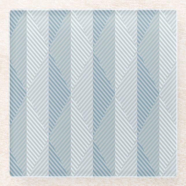 Abstract ethnic vector background glass coaster (Front)