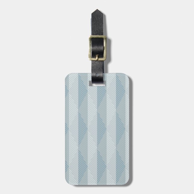 Abstract ethnic vector background luggage tag (Front Vertical)