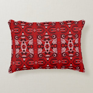 Abstract Ethnic vintage Seamless Pattern. Trendy b Accent Pillow