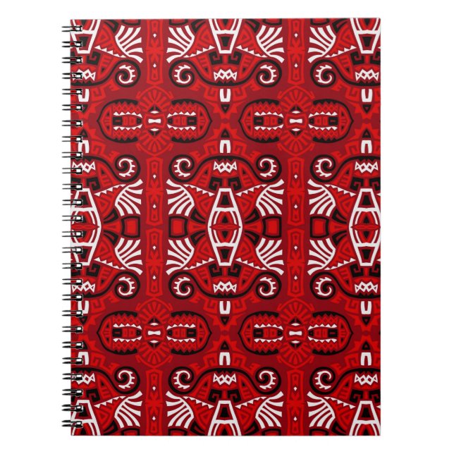 Abstract Ethnic vintage Seamless Pattern. Trendy b Notebook (Front)