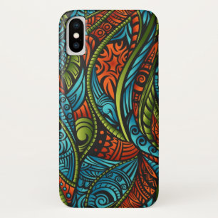 Abstract ethnic wallpaper iPhone x case