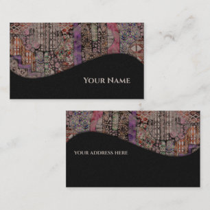 Abstract Ethno Pattern - Folklore Art 1 Business Card