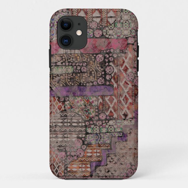 Abstract Ethno Pattern - Folklore Art 1 Case-Mate iPhone Case (Back)