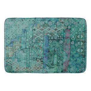 Abstract Ethno Pattern - Folklore Art 2 Bath Mat