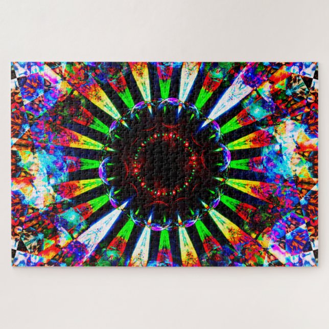 Abstract Explosion Jigsaw Puzzle (Horizontal)