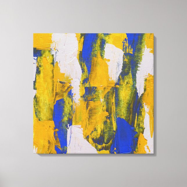 Abstract Expression #10 by Michael Moffa Canvas Print (Front)