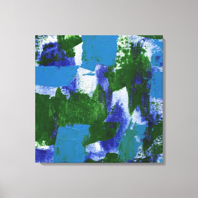 Abstract Expression #4 by Michael Moffa Canvas Print (Front)