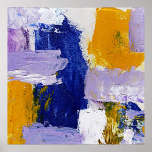Abstract Expression #9 by Michael Moffa Poster