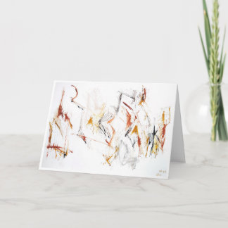 Abstract Expression "Caring Thoughts" card