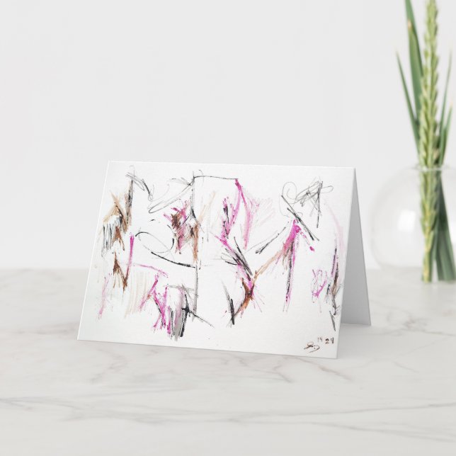 Abstract Expression "Light of Love" Card (Front)