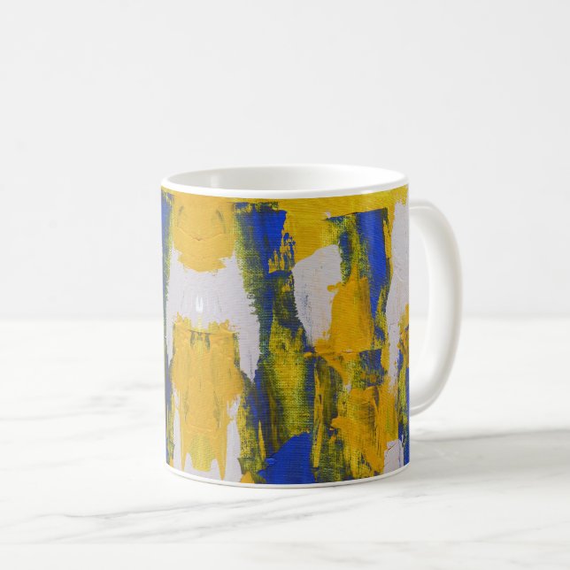 Abstract Expression No. 10 by Michael Moffa Coffee Mug (Front Right)