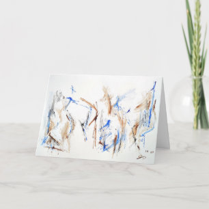 Abstract Expression "Simple Support" card