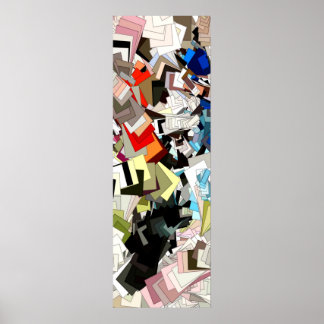 Abstract Expressionism Art Poster