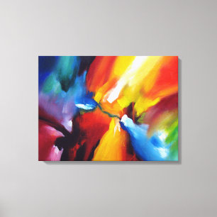 Abstract Expressionism Canvas Print