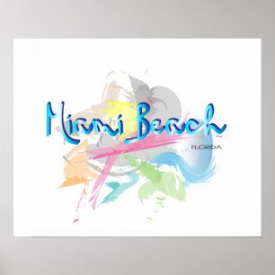 Abstract Expressionism Digital Art Poster