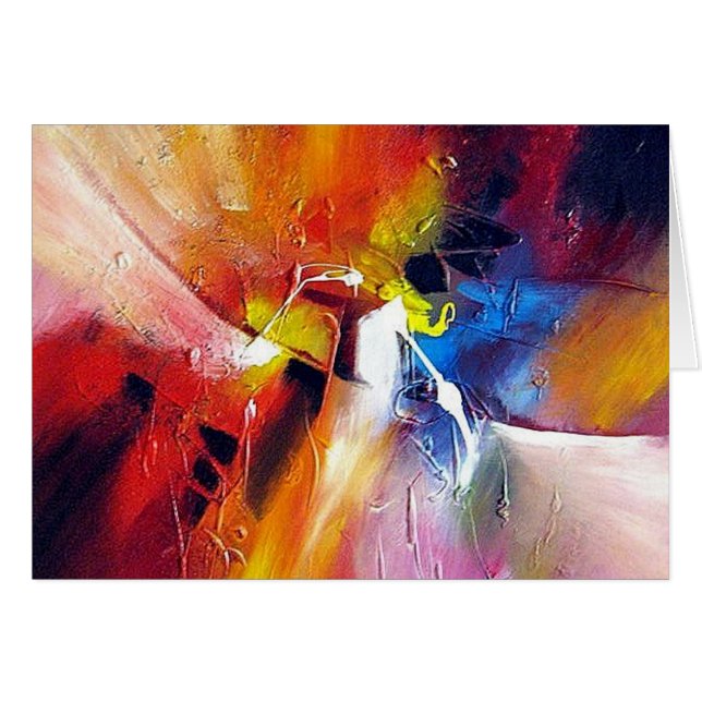 Abstract Expressionism Painting (Front Horizontal)