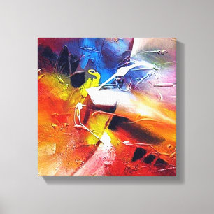 Abstract Expressionism Painting Canvas Print