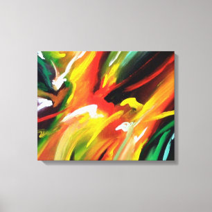 Abstract Expressionism Painting Canvas Print