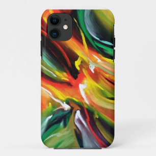 Abstract Expressionism Painting iPhone 11 Case